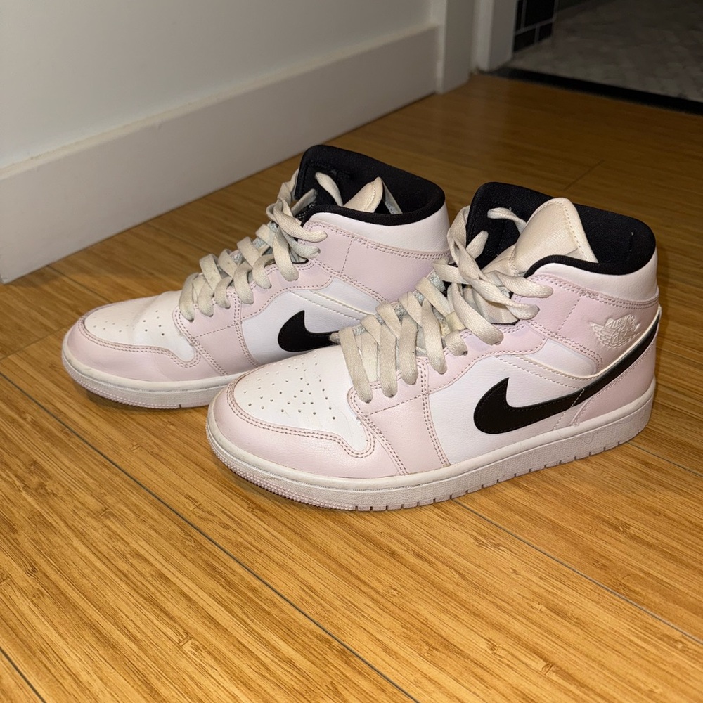 Nike Air Jordan's Pink, White and Black